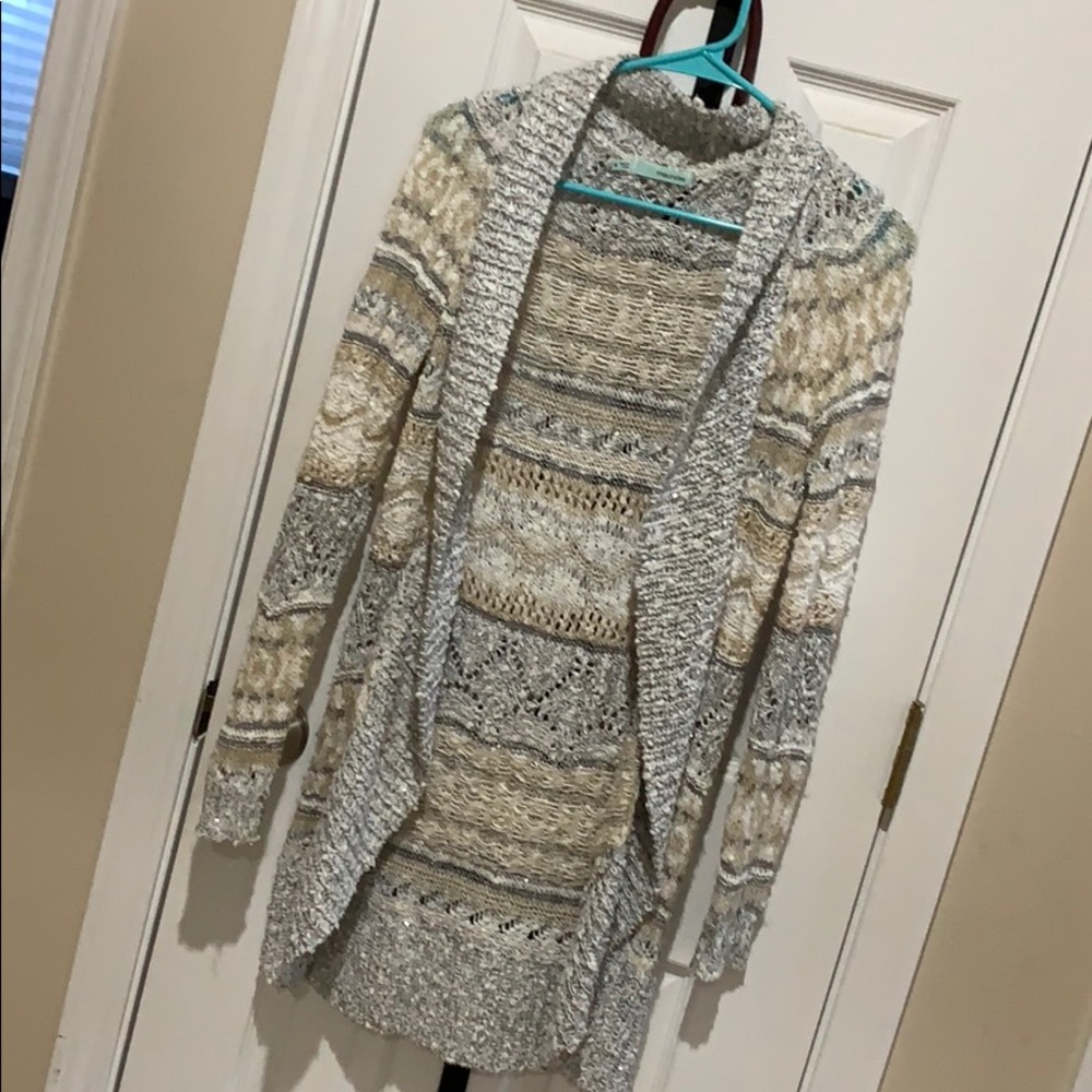 Striped cardigan
